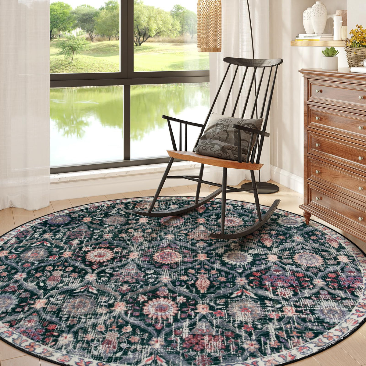 Lahome Washable Rugs for Entryway, 2x3 Kitchen Rugs Non Slip Washable