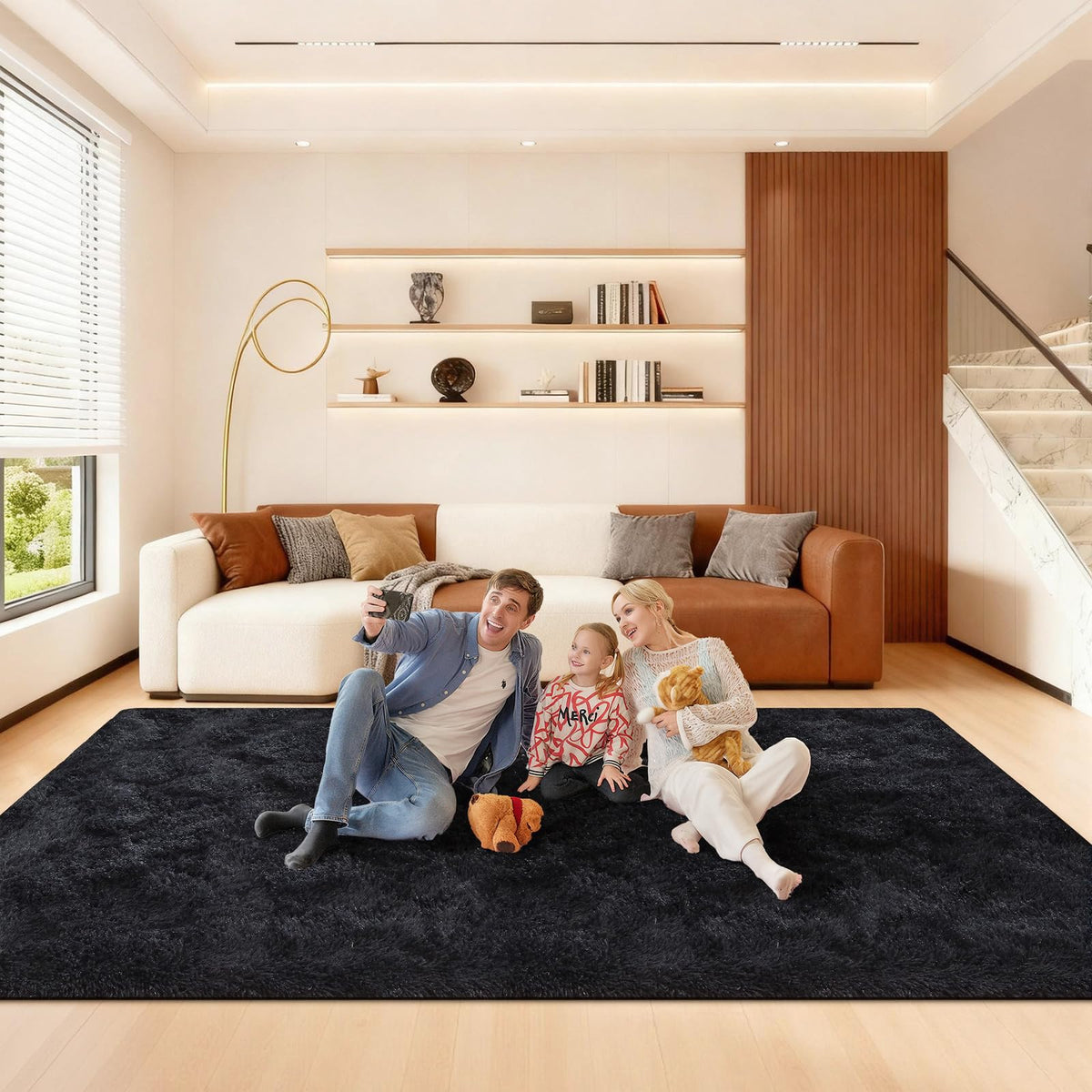 Pink Rug for Bedroom, 2x3 Small Fluffy Area Rugs for Living Room