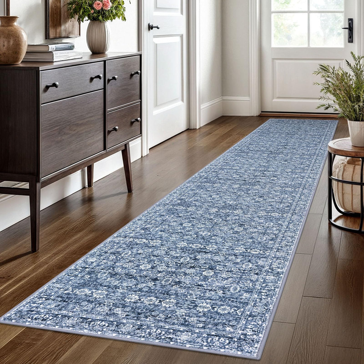 SIILOOM 2x3 Small Washable Area Rug Entryway Door Mat Indoor Kitchen Runner