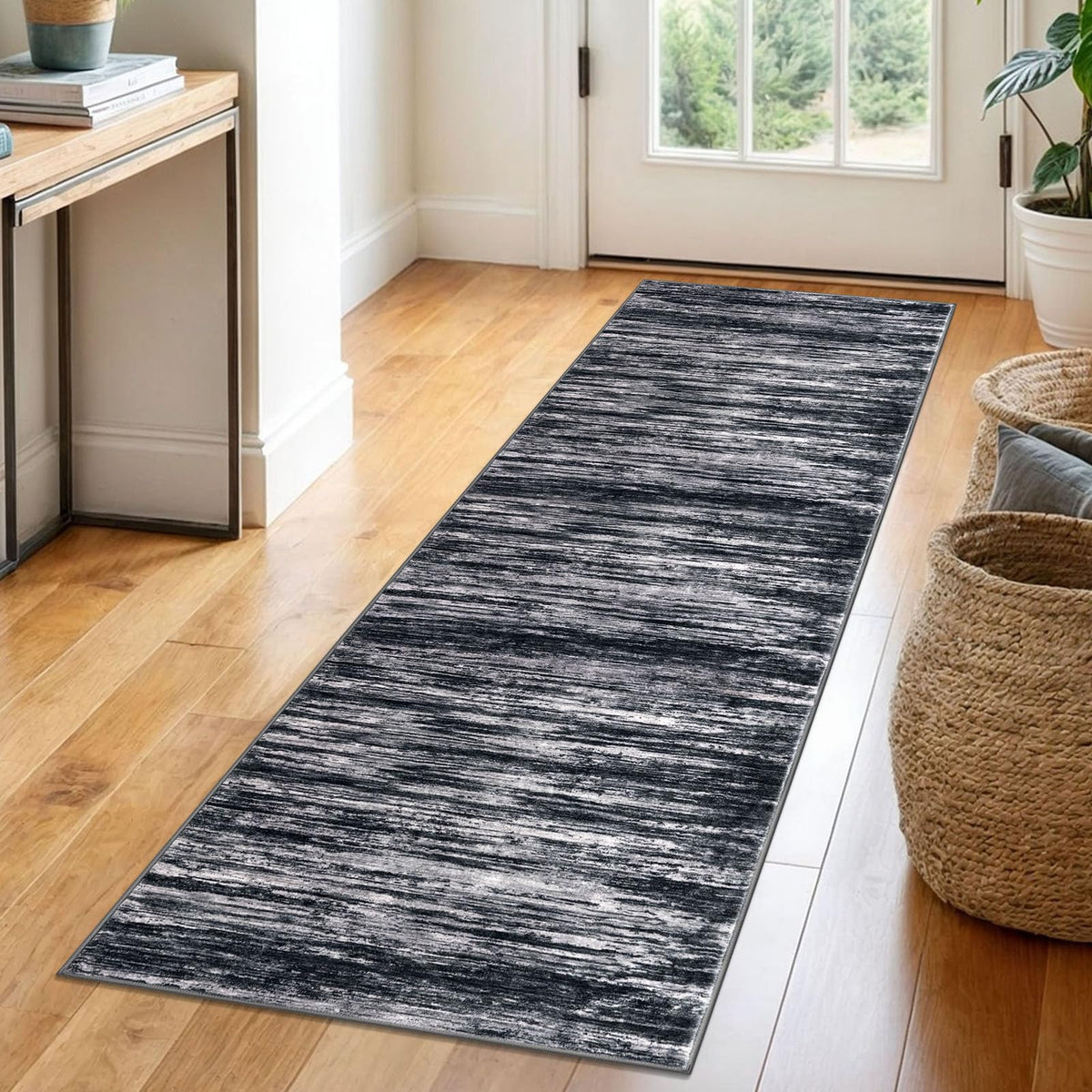 SIILOOM 3x5 Washable Area Rug Non Slip Door Mat Indoor for Entryway Bedside