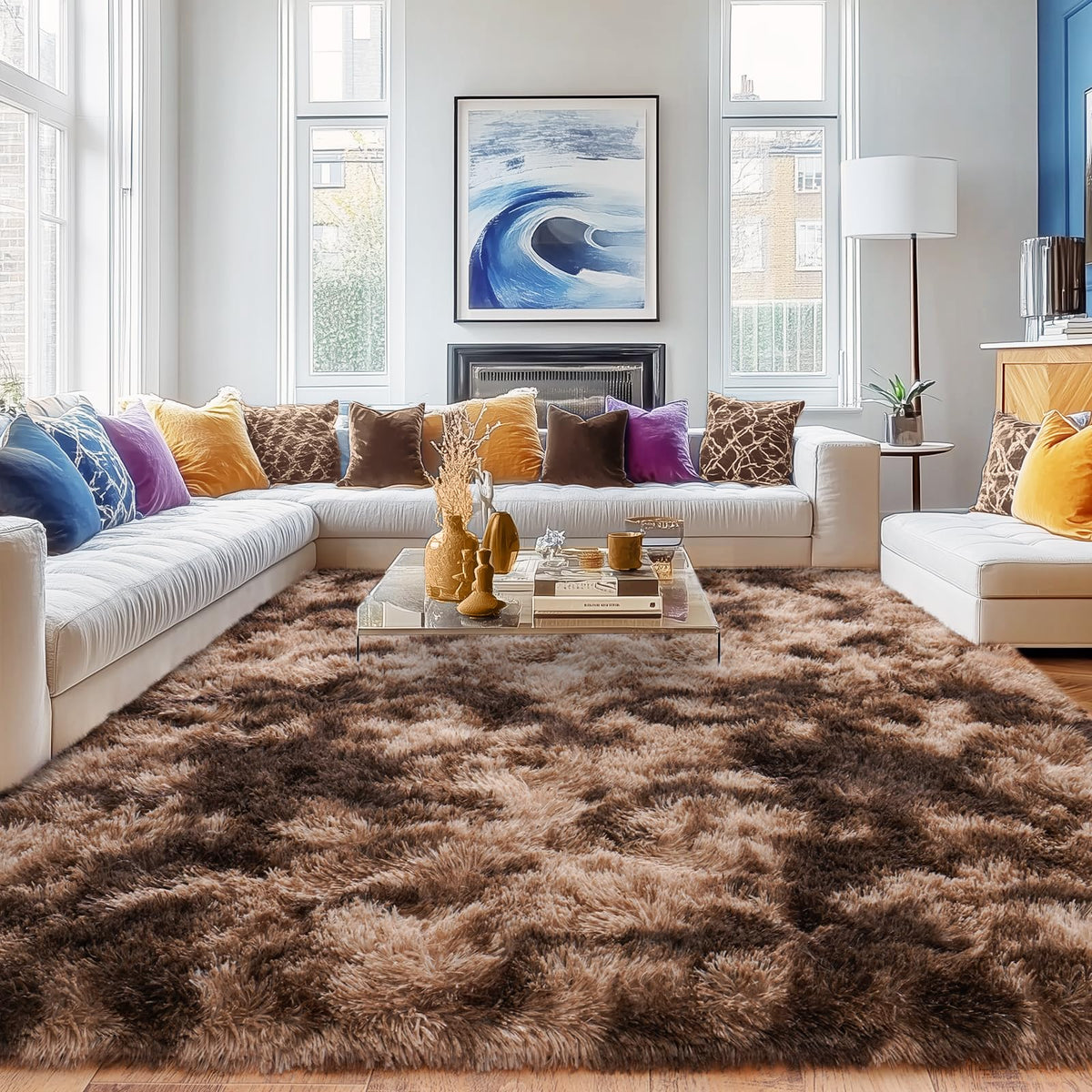 Small Black Area Rug, 2x3 Rug for Bedroom Shaggy Throw Rugs for Dorm Rug, Soft Shag Carpet for Kids Room, Plush Comfy Fluffy Bedside Rug for Home Decor Aesthetic