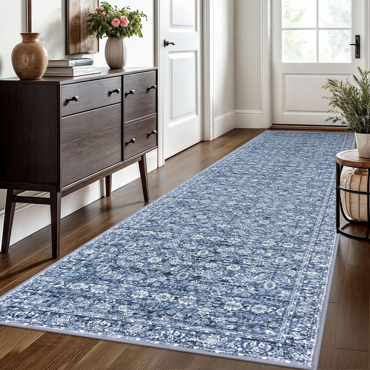 SIILOOM 2x3 Small Washable Area Rug Entryway Door Mat Indoor Kitchen Runner