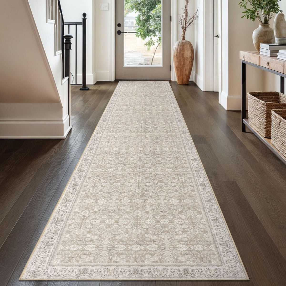 SIILOOM 2x3 Small Washable Area Rug Entryway Door Mat Indoor Kitchen Runner