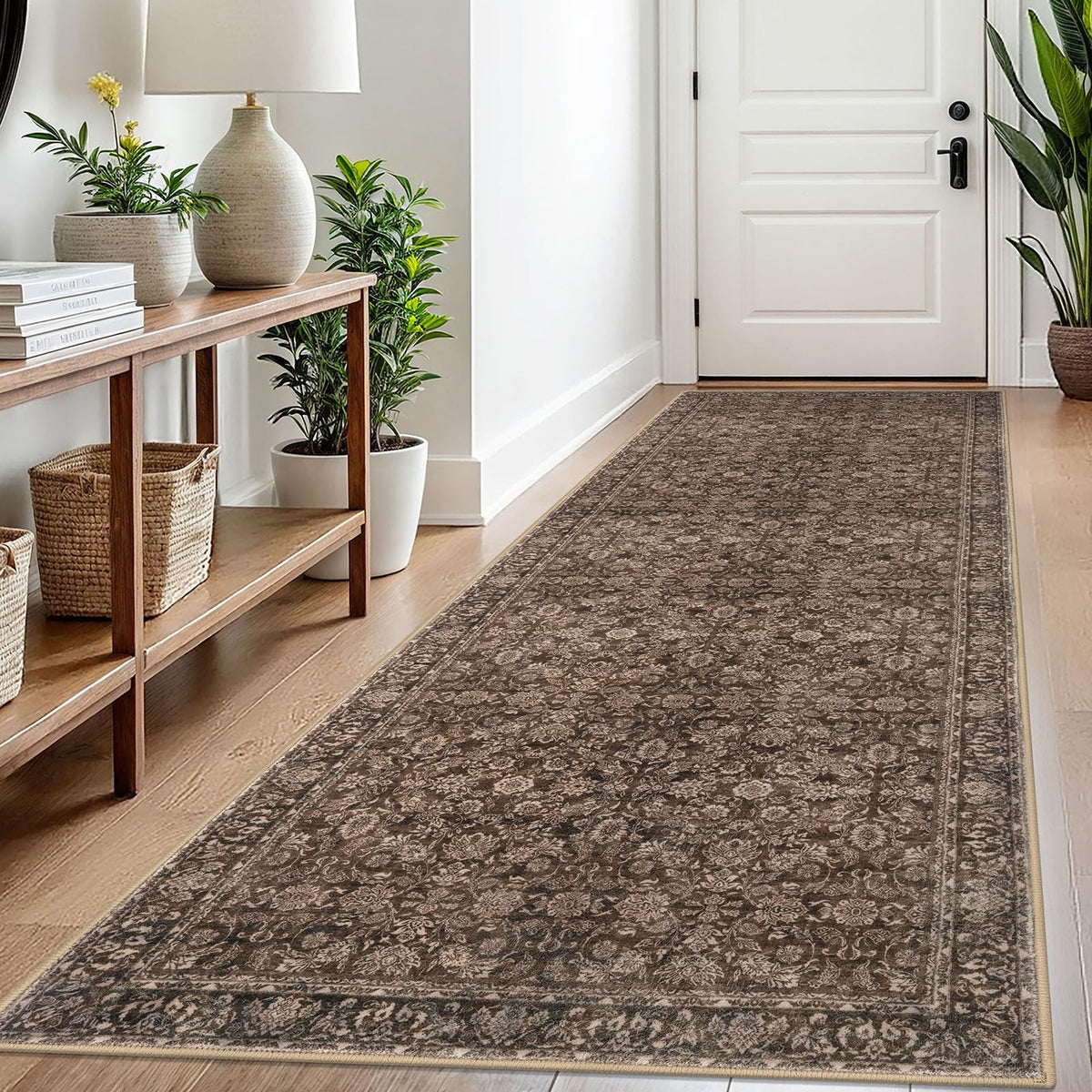 SIILOOM 2x3 Small Washable Area Rug Entryway Door Mat Indoor Kitchen Runner