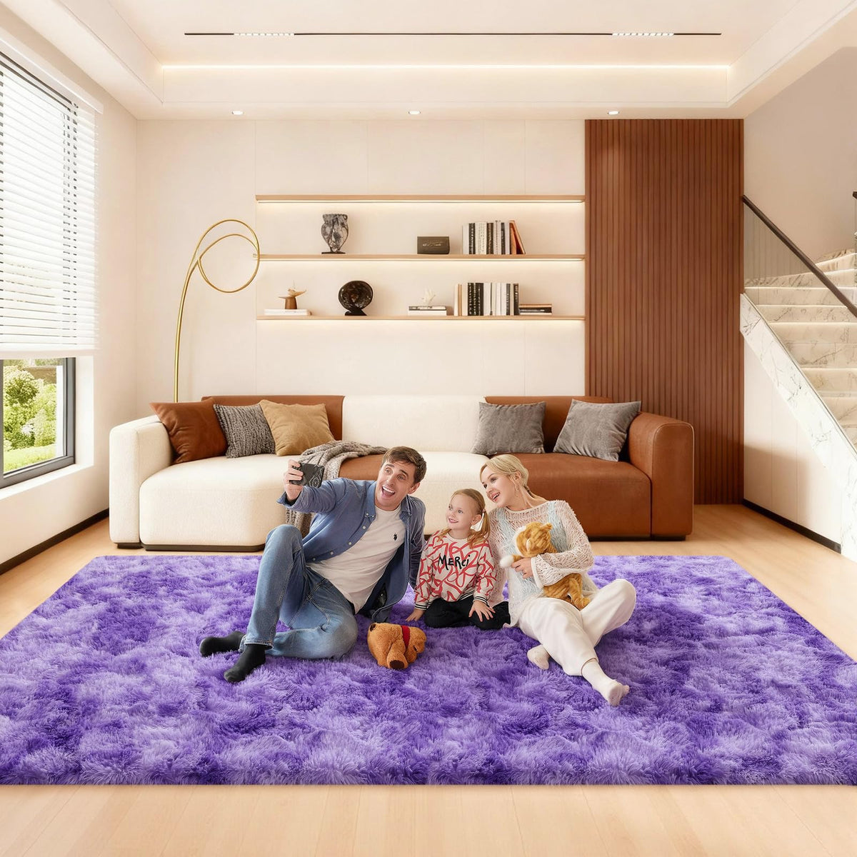 Pink Rug for Bedroom, 2x3 Small Fluffy Area Rugs for Living Room