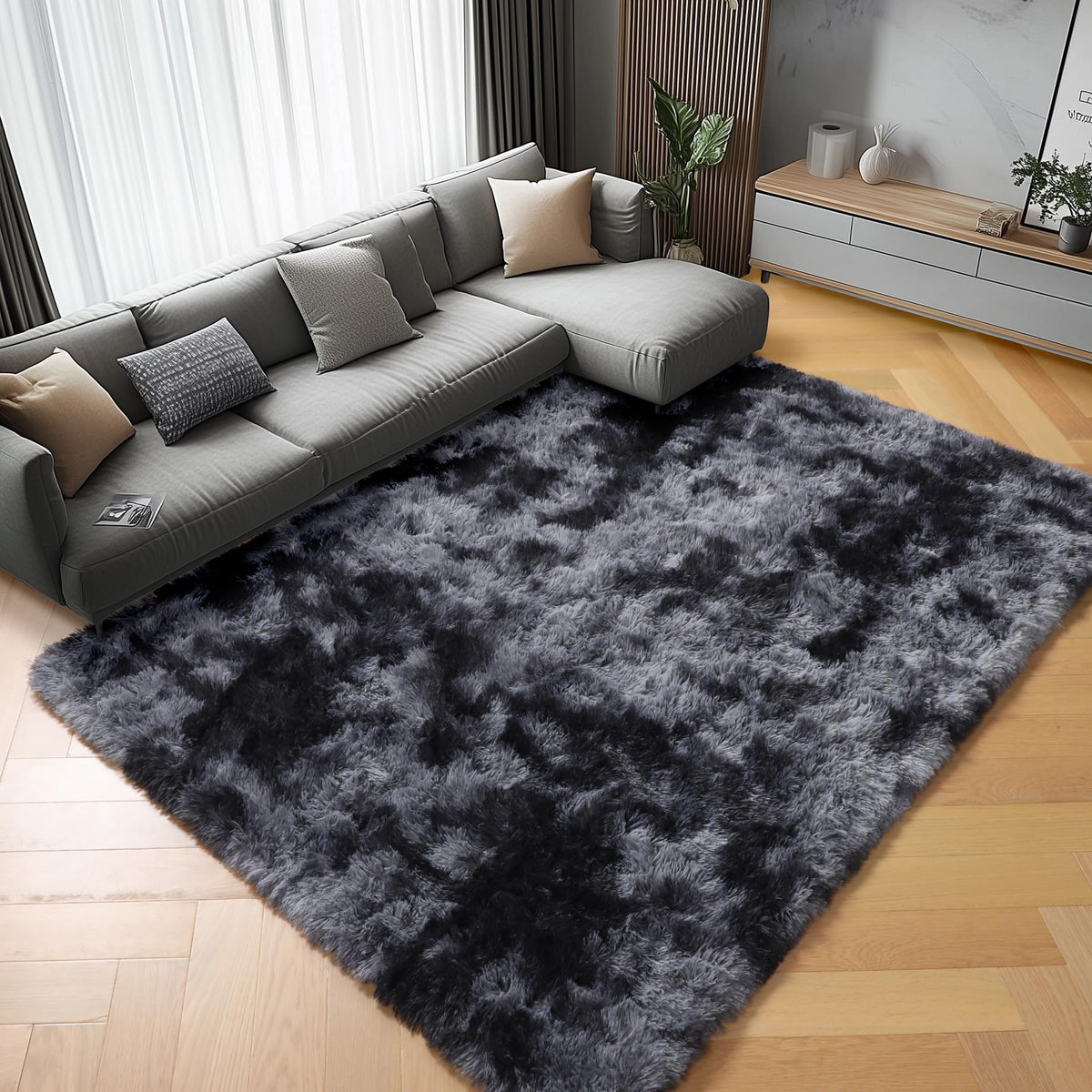 White Runner Rugs for Bedroom Living Room, Fluffy 2x6 Bedside Soft Area Rug