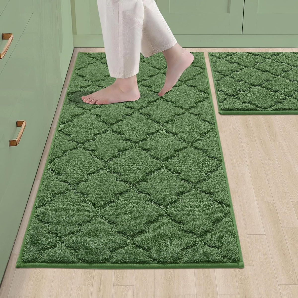 COSY HOMEER Soft Kitchen Floor Mats and Rugs Non Slip 20"x59",Dark Grey