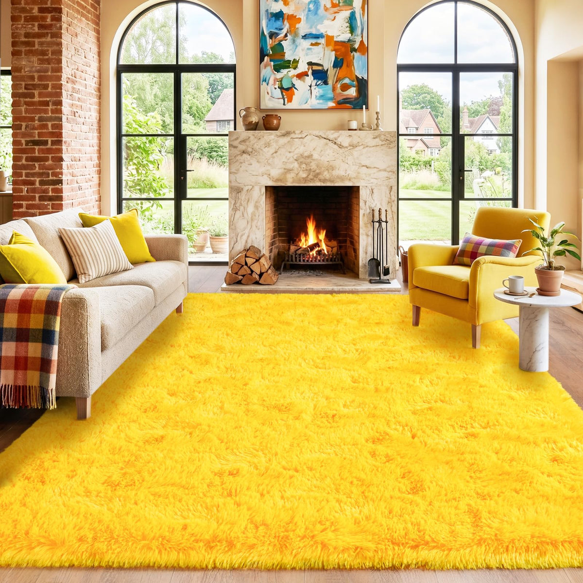 Small Black Area Rug, 2x3 Rug for Bedroom Shaggy Throw Rugs for Dorm Rug, Soft Shag Carpet for Kids Room, Plush Comfy Fluffy Bedside Rug for Home Decor Aesthetic