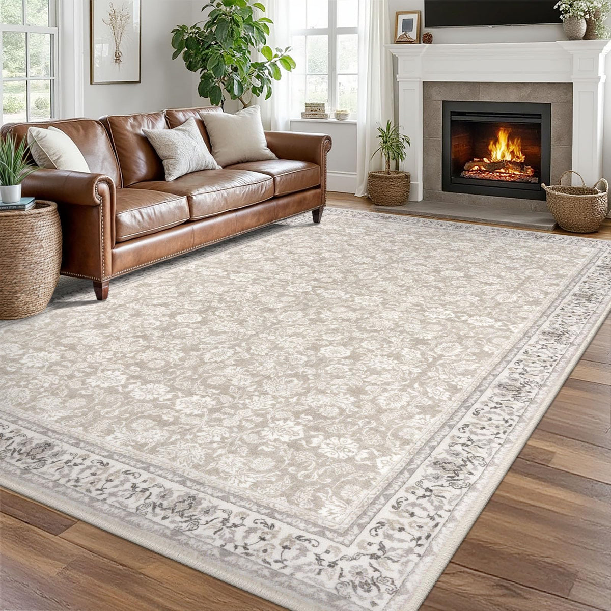 SIILOOM 2x3 Small Washable Area Rug Entryway Door Mat Indoor Kitchen Runner