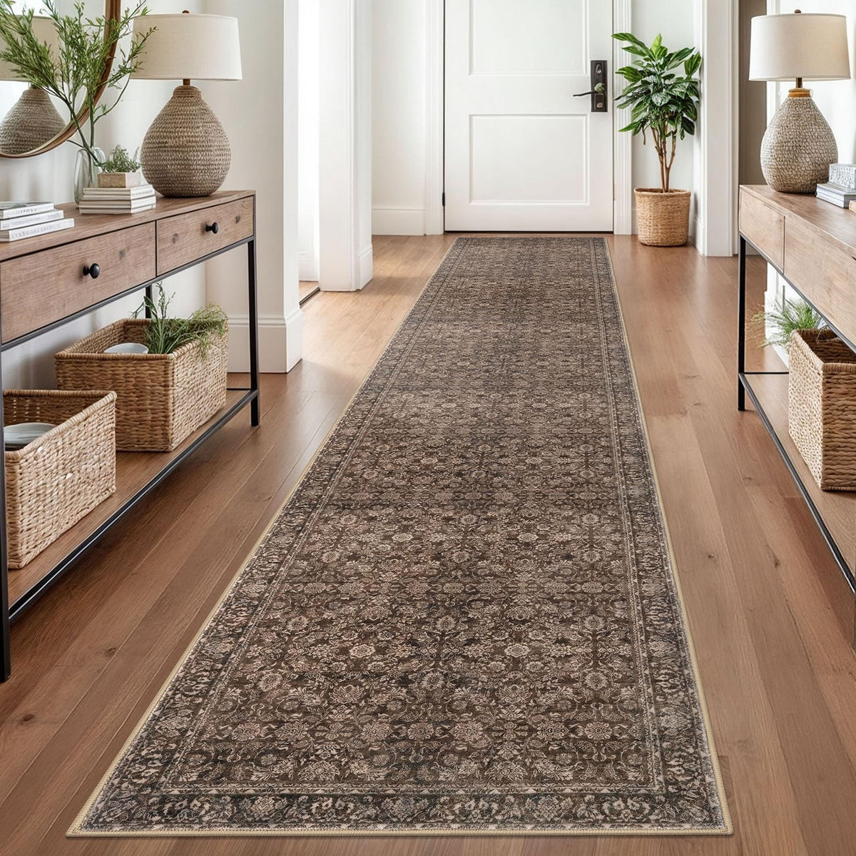 SIILOOM 2x3 Small Washable Area Rug Entryway Door Mat Indoor Kitchen Runner