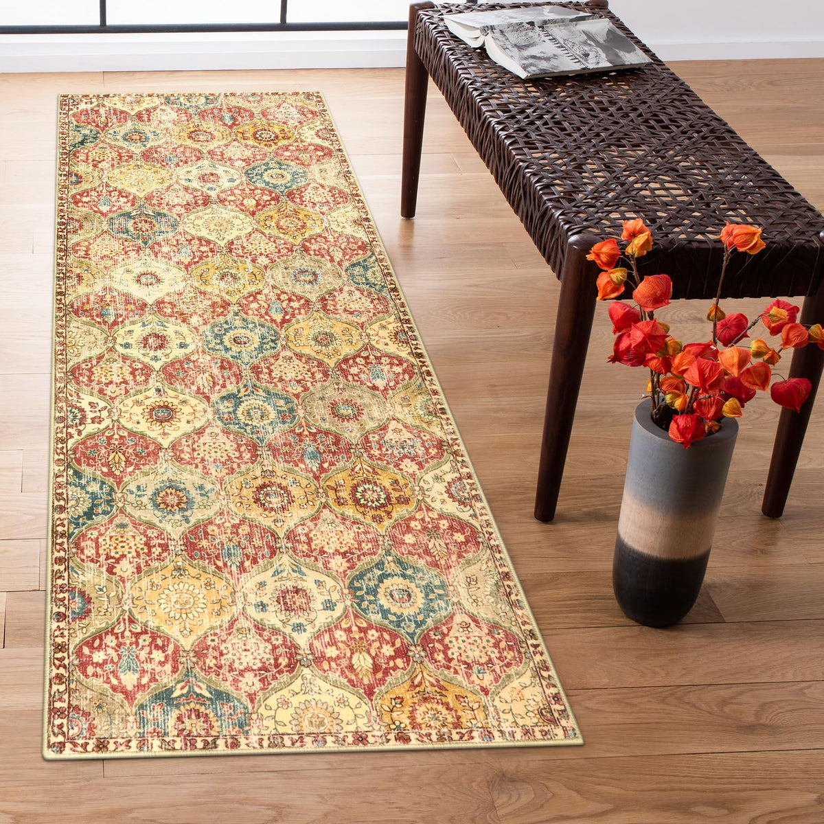 Lahome Washable Rugs for Entryway, 2x3 Kitchen Rugs Non Slip Washable