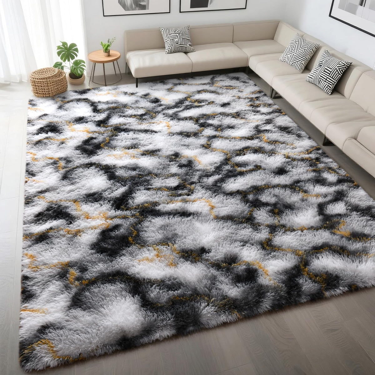 DweIke Fluffy Sage Green Runner Rugs for Bedroom, 2x6 Feet Soft Plush Long Runners for Girls Boys Kids, Non-Slip and Machine Washable Bedside Rug, Small Throw Carpet for Hallway Rooms Decor