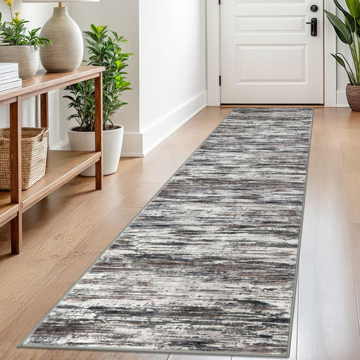 SIILOOM 3x5 Washable Area Rug Non Slip Door Mat Indoor for Entryway Bedside