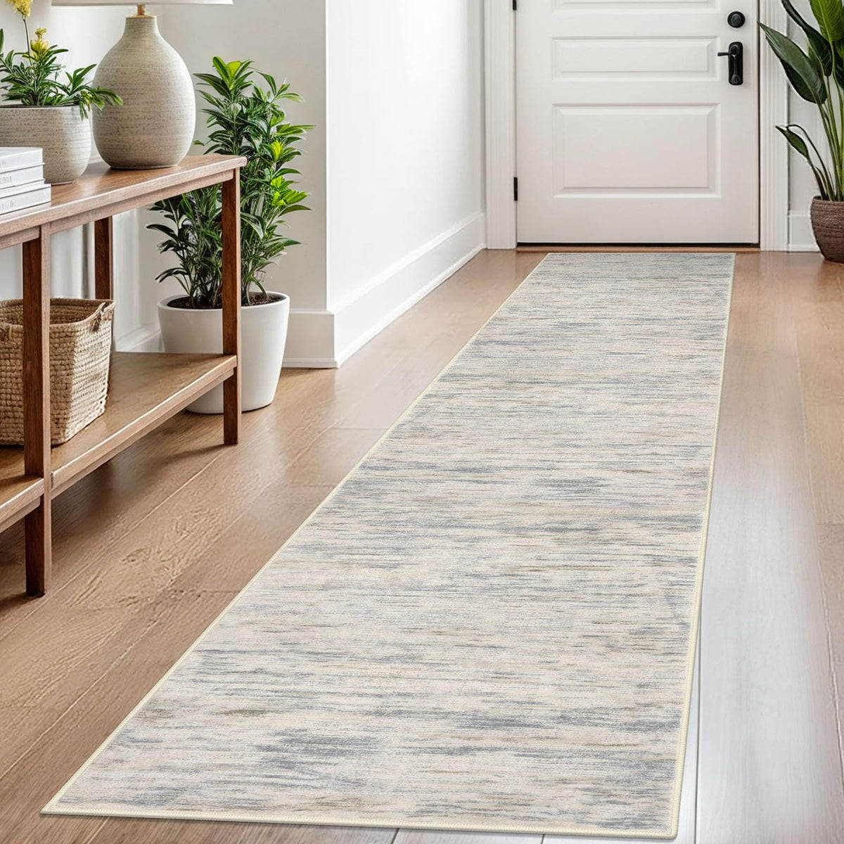 SIILOOM 3x5 Washable Area Rug Non Slip Door Mat Indoor for Entryway Bedside
