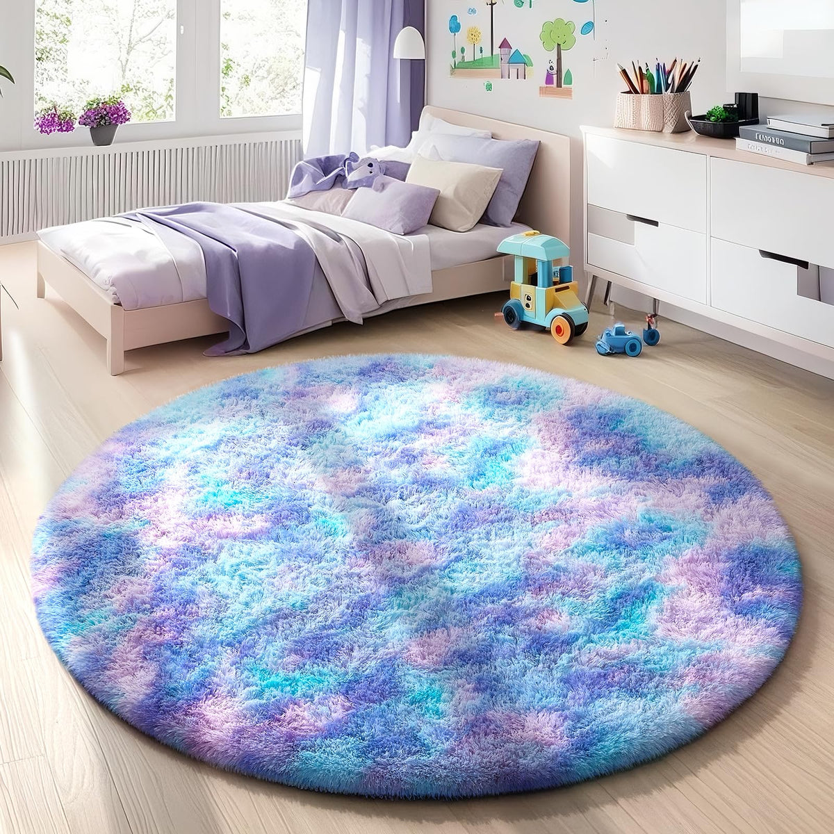 Ophanie 2x6 Washable Runner Rug for Hallway,Non-Slip Fluffy Soft Bedside Rugs, Bedroom Living Room Grey Shaggy Gray Carpet for Kids Girls Boys Dorm Nursery Home Decor Aesthetic