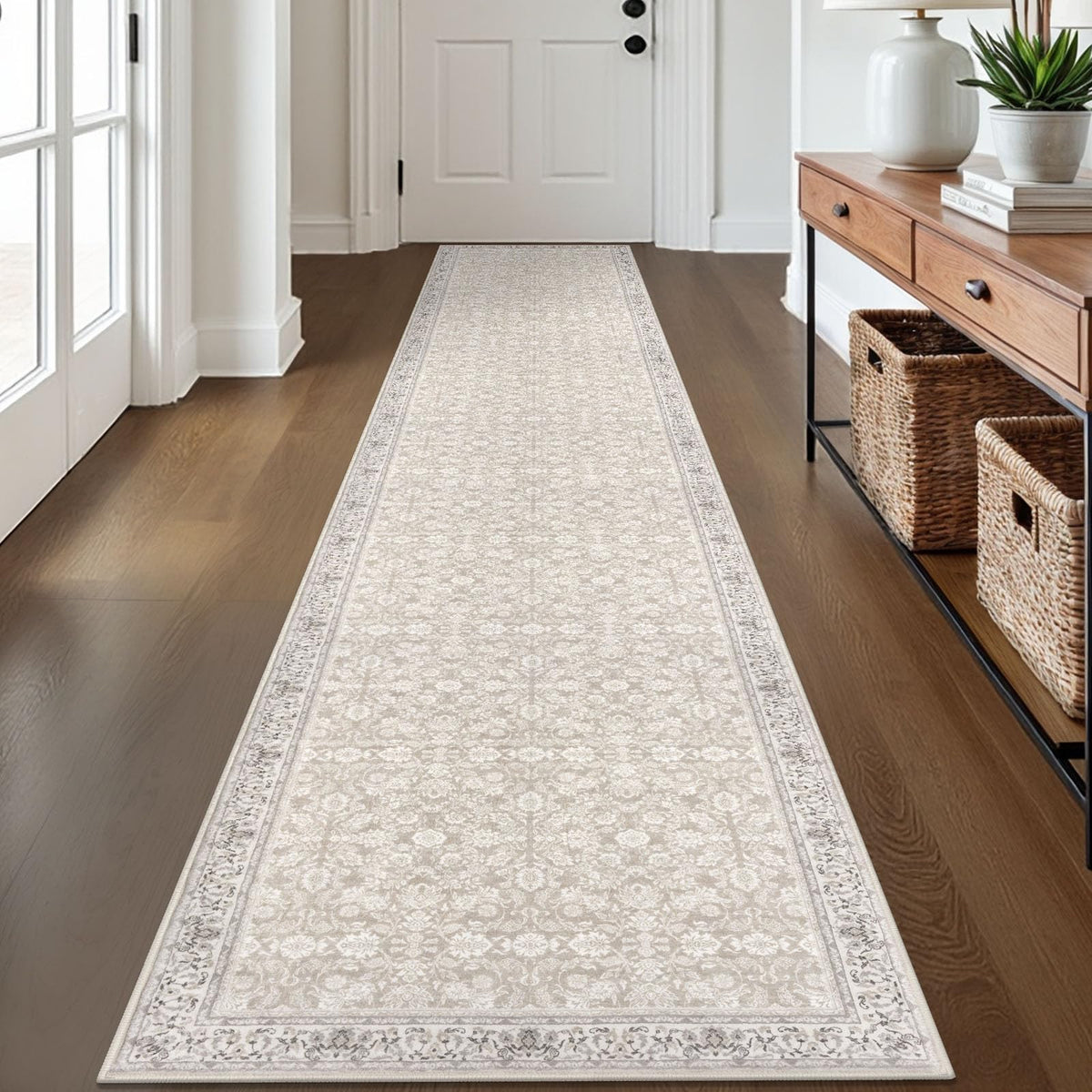 SIILOOM 2x3 Small Washable Area Rug Entryway Door Mat Indoor Kitchen Runner