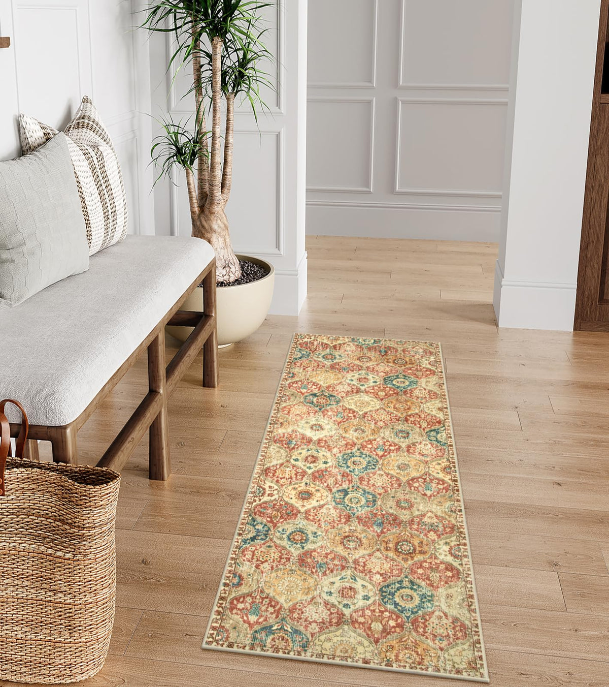 Lahome Washable Rugs for Entryway, 2x3 Kitchen Rugs Non Slip Washable