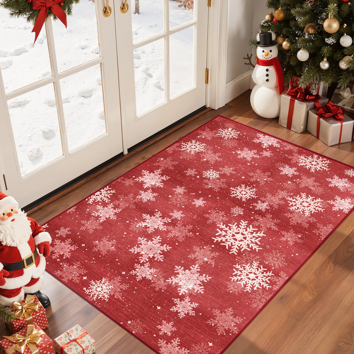 2x8 Runner Rug Non Slip,Washable Hallway Runner Rug,Beige
