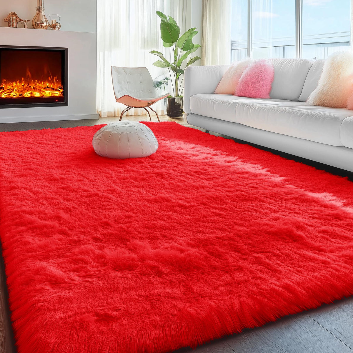 Super Soft Runner Rugs For Hallway 2x6 Ft,Grey Rug Home Decor Aesthetic