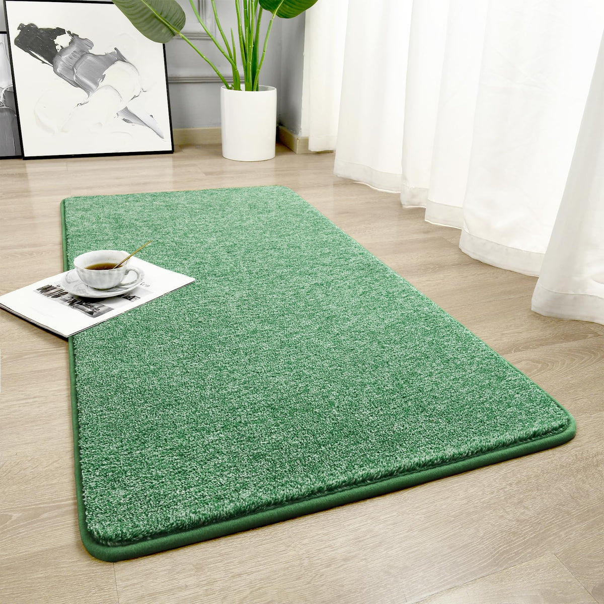 Chicrug Memory Foam 2x6 Runner Rugs for Hallway Entryway Bedroom