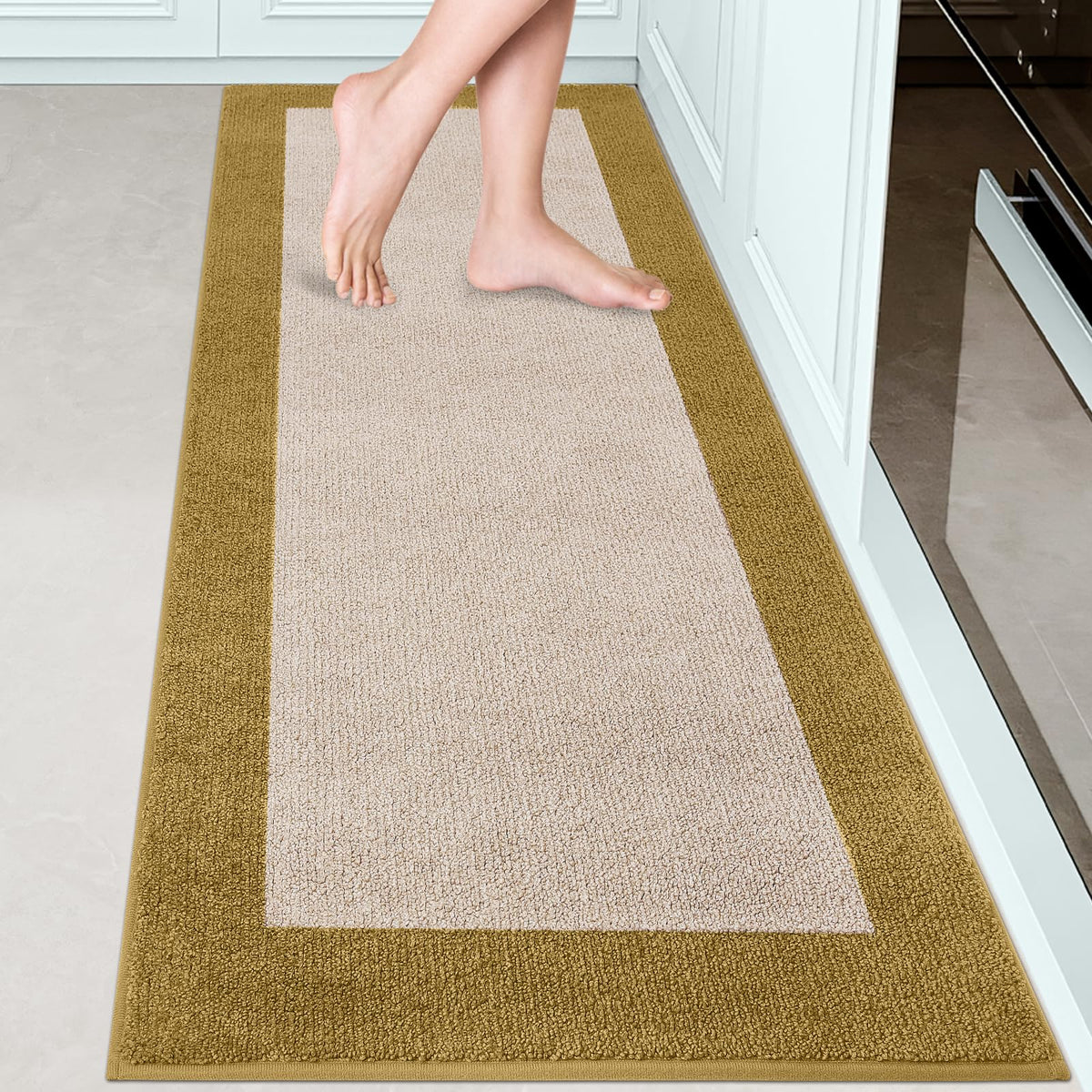 Runner Rug 32" x 72", Kitchen Rug for Hallway, Door, Roll Packing