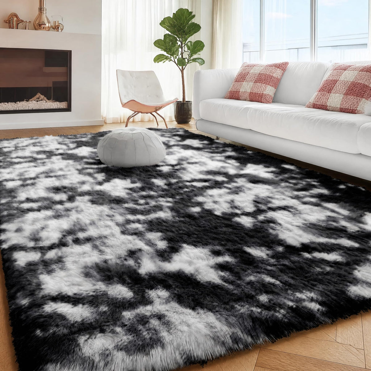 Super Soft Runner Rugs For Hallway 2x6 Ft,Grey Rug Home Decor Aesthetic