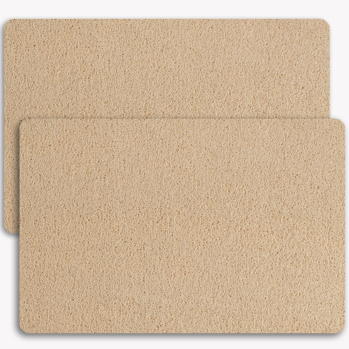 Hargiis Non Slip Bathtub Mat, Anti Slip Shower Mat, Fast Drying Bath Tub Mats, Foot Scrubber Mat, Anti Slip Mat for Tub, Floor, Bathroom, Home, Kitchen, Hotel (Beige 24"x16")