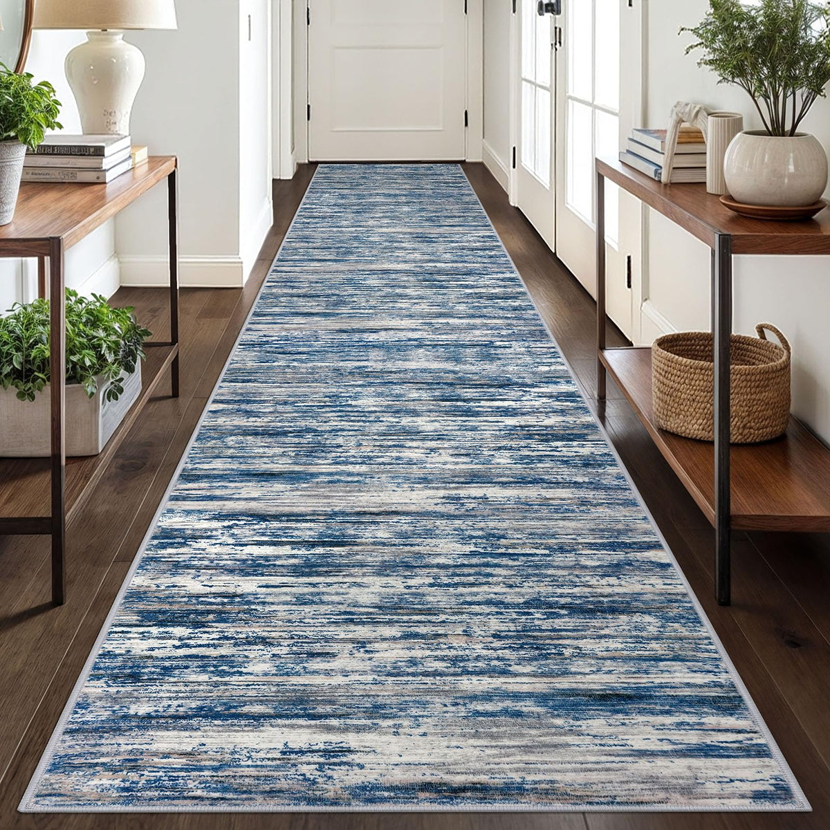 SIILOOM 3x5 Washable Area Rug Non Slip Door Mat Indoor for Entryway Bedside
