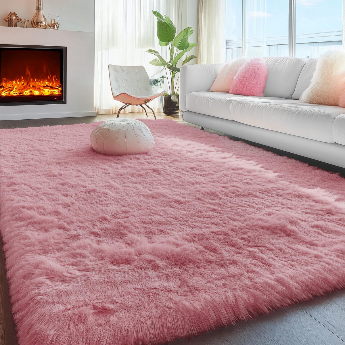 Super Soft Runner Rugs For Hallway 2x6 Ft,Grey Rug Home Decor Aesthetic