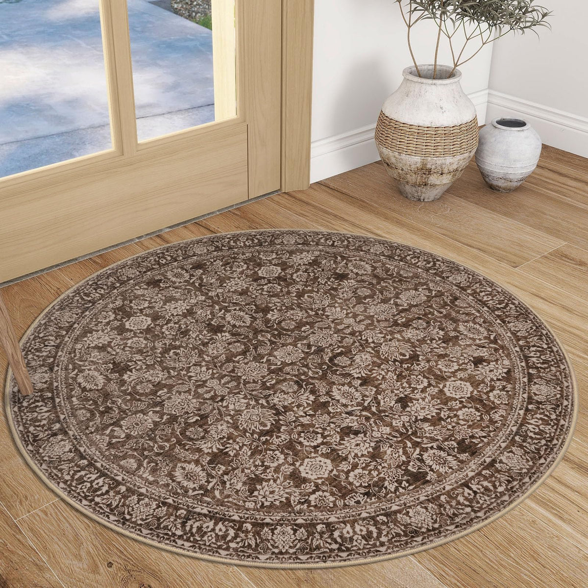 SIILOOM 2x3 Small Washable Area Rug Entryway Door Mat Indoor Kitchen Runner