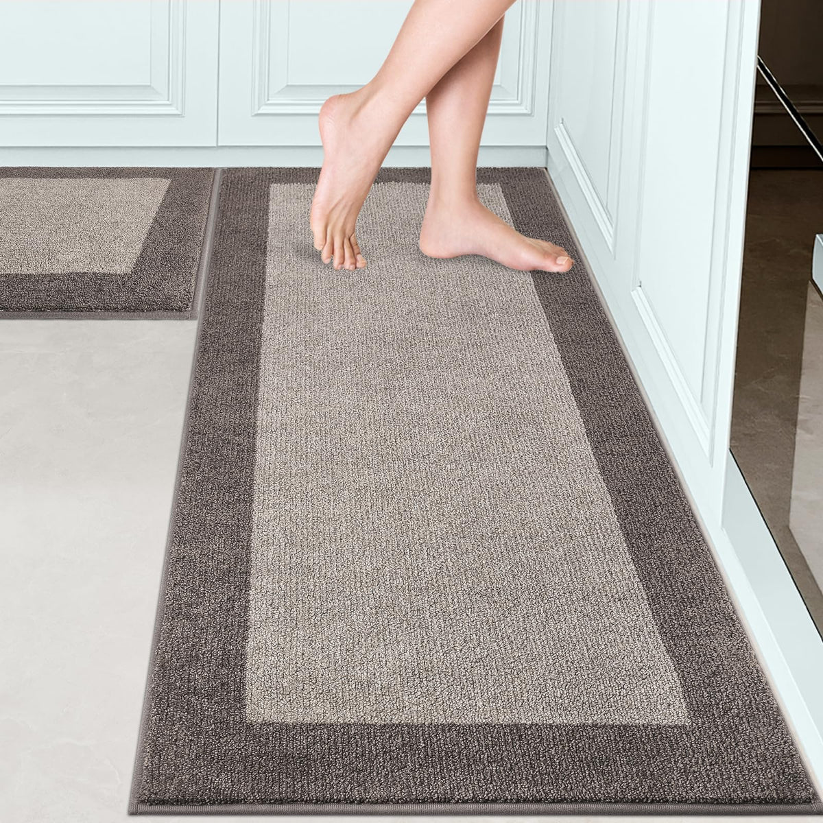 Runner Rug 32" x 72", Kitchen Rug for Hallway, Door, Roll Packing