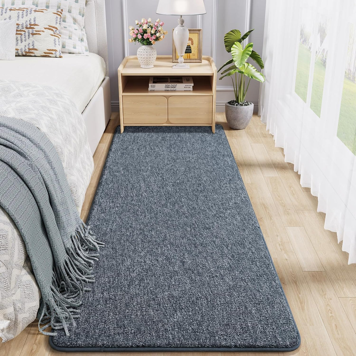 Chicrug Memory Foam 2x6 Runner Rugs for Hallway Entryway Bedroom