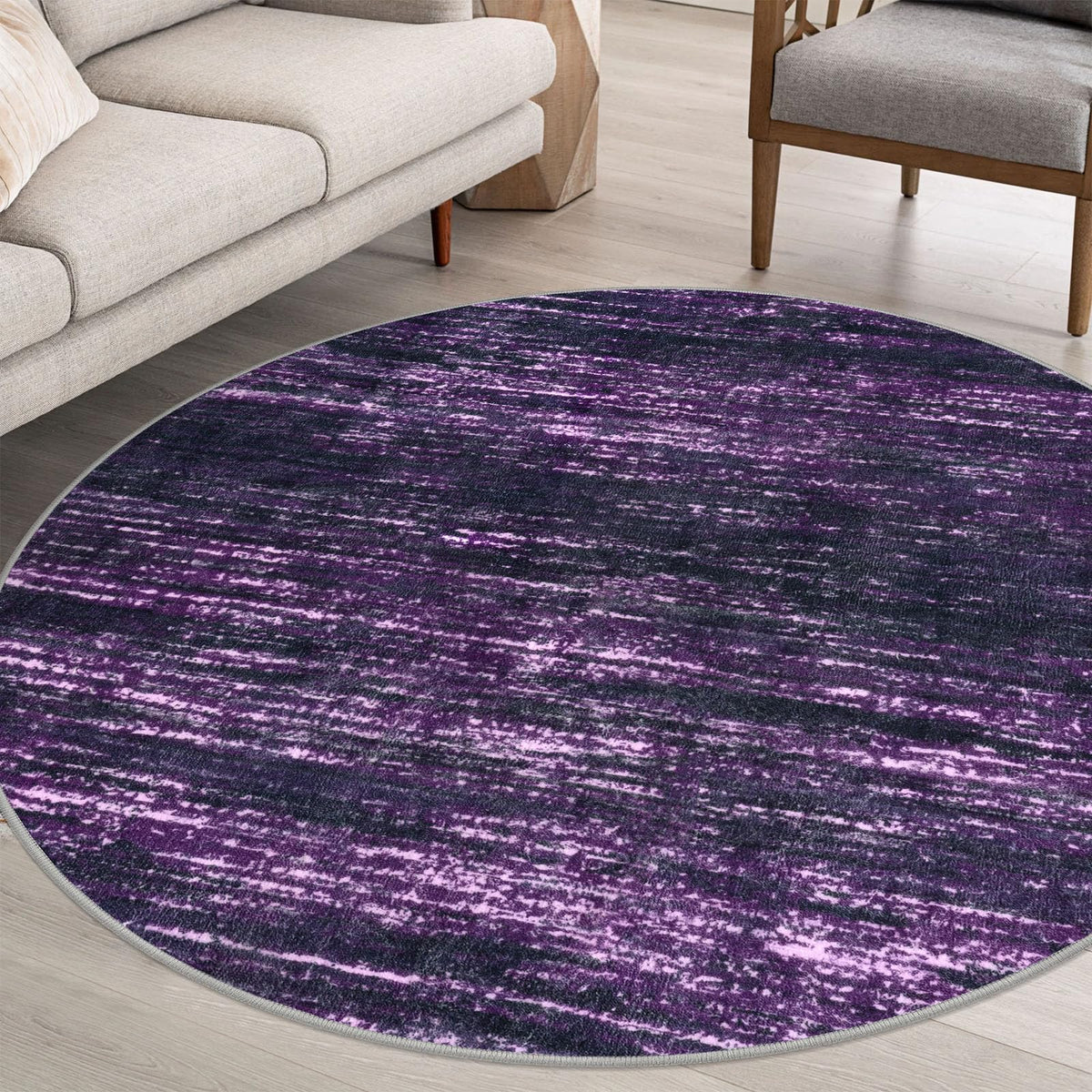 SIILOOM 3x5 Washable Area Rug Non Slip Door Mat Indoor for Entryway Bedside