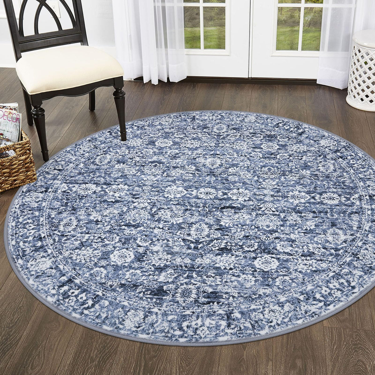 SIILOOM 2x3 Small Washable Area Rug Entryway Door Mat Indoor Kitchen Runner