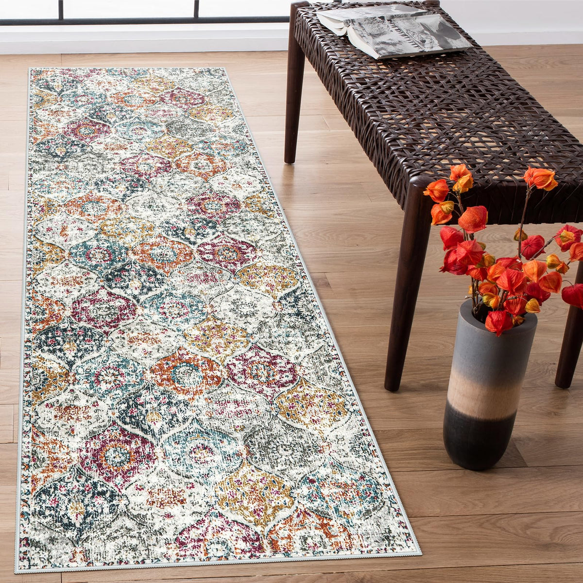 Lahome Washable Rugs for Entryway, 2x3 Kitchen Rugs Non Slip Washable