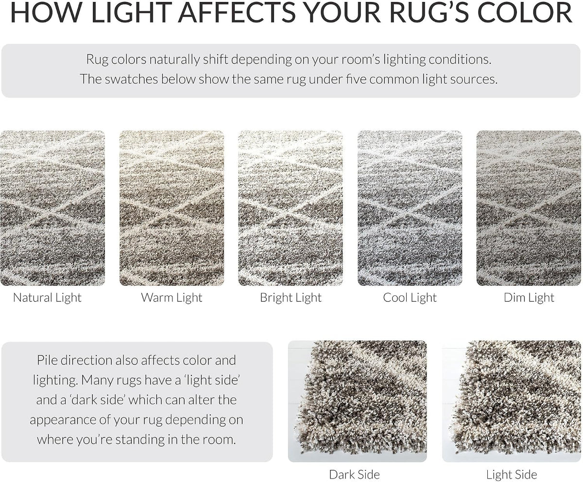 SAFAVIEH Hudson Shag Accent Rug 2'x3', Soft Distressed Grey & Ivory SGH281K