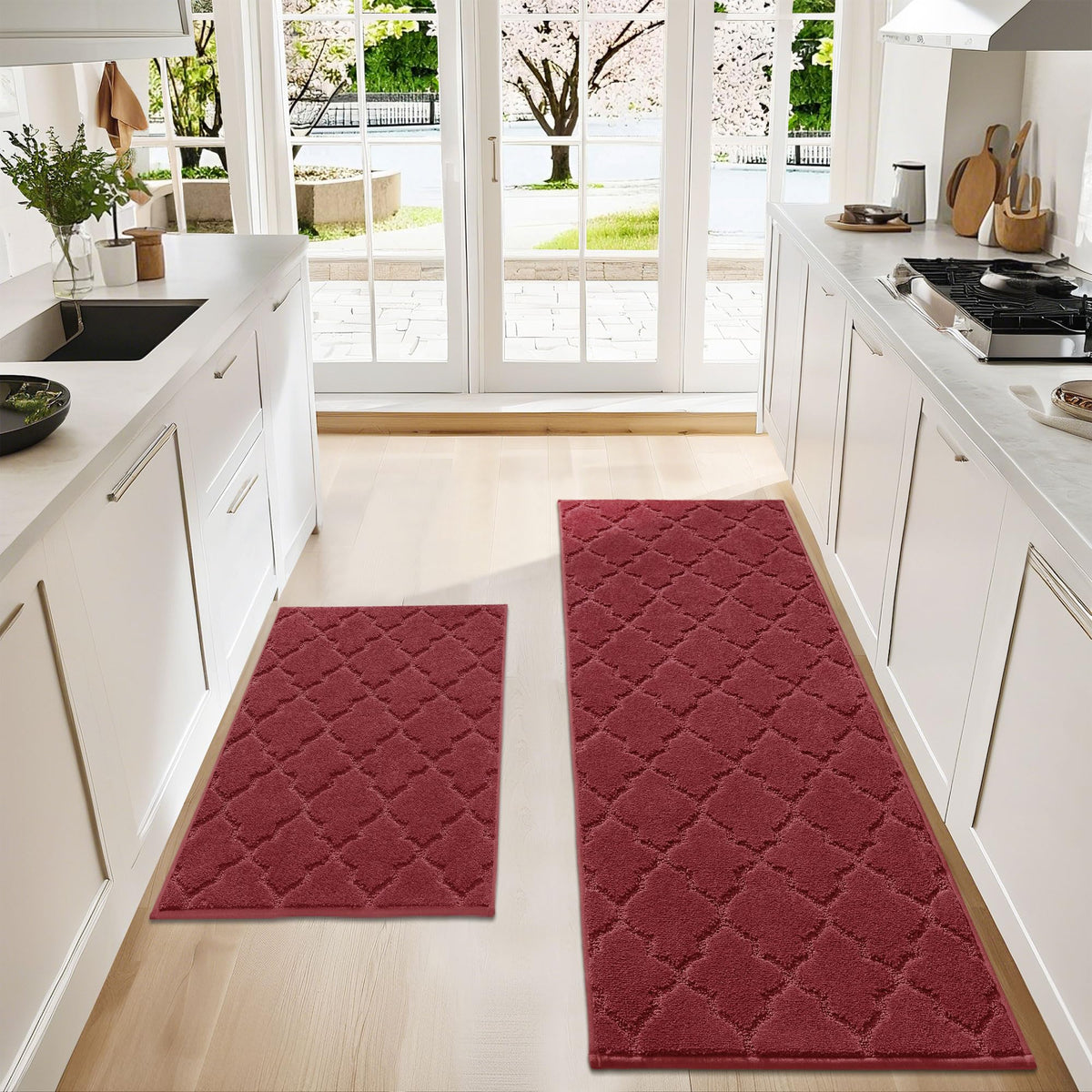 COSY HOMEER Soft Kitchen Floor Mats and Rugs Non Slip 20"x59",Dark Grey