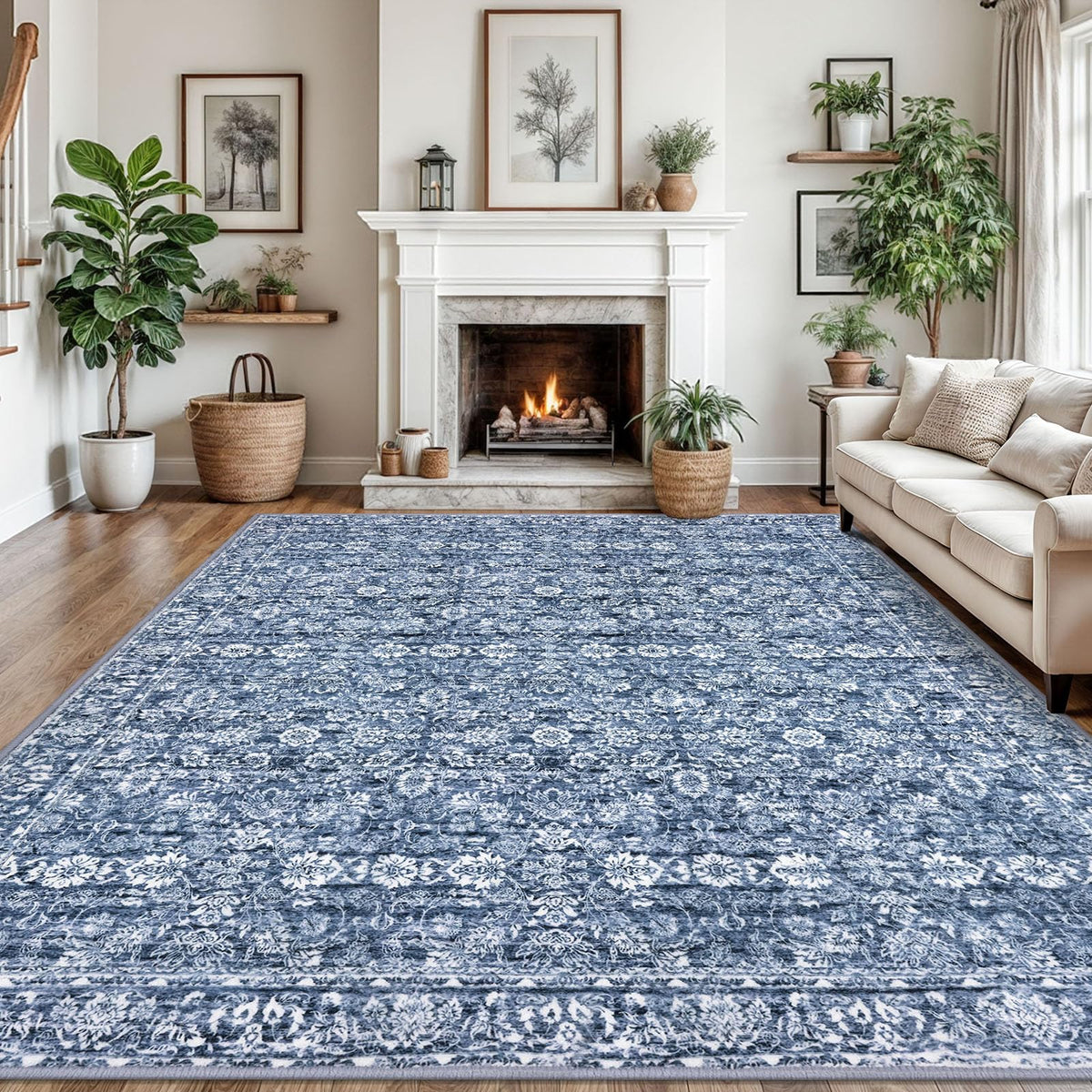 SIILOOM 2x3 Small Washable Area Rug Entryway Door Mat Indoor Kitchen Runner