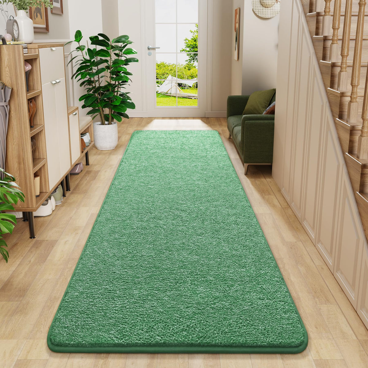 Chicrug Memory Foam 2x6 Runner Rugs for Hallway Entryway Bedroom
