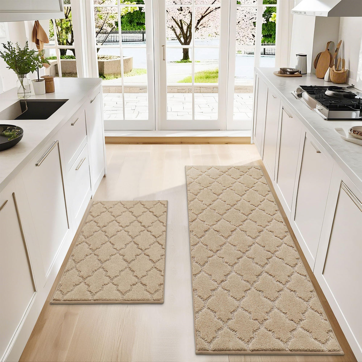 COSY HOMEER Soft Kitchen Floor Mats and Rugs Non Slip 20"x59",Dark Grey