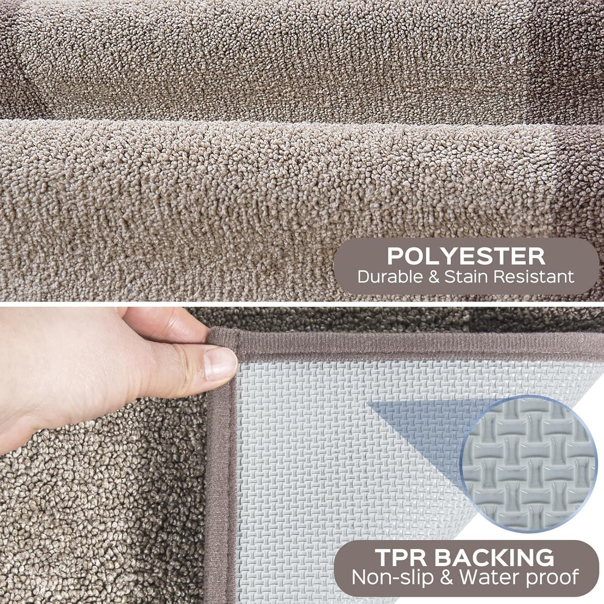 Runner Rug 32" x 72", Kitchen Rug for Hallway, Door, Roll Packing
