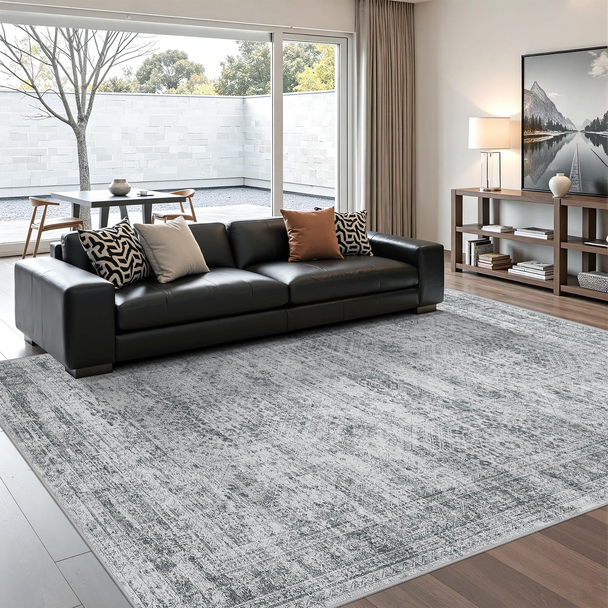 2x8 Runner Rug Non Slip,Washable Hallway Runner Rug,Beige