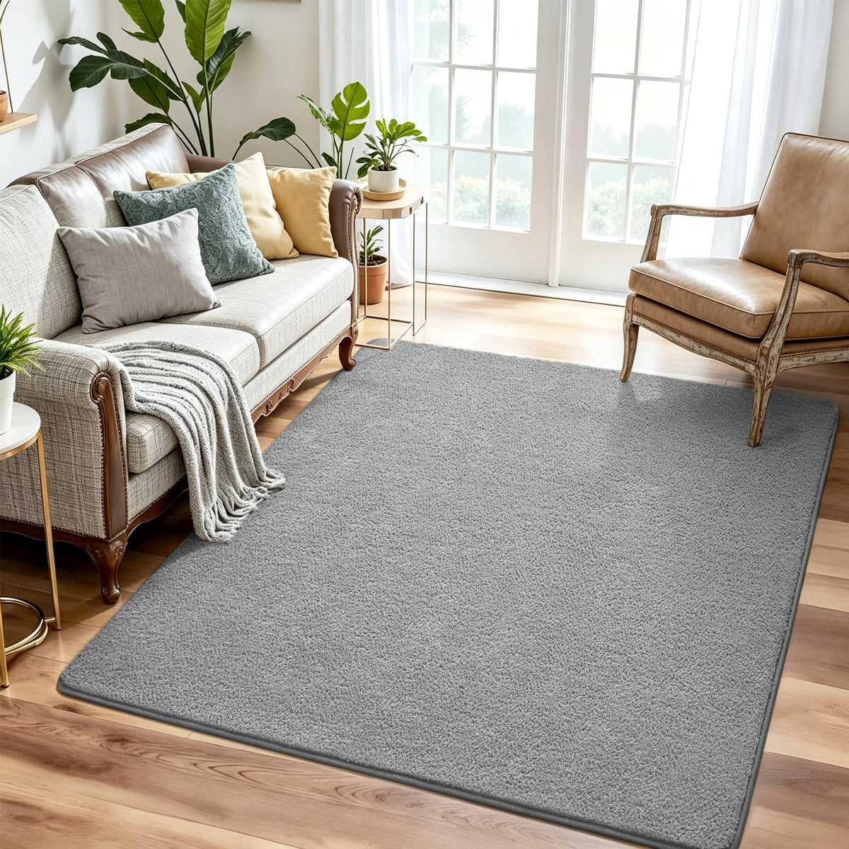 Keeko 2x4 Area Rugs for Living Room,Soft Washable Memory Foam Bedroom Rug