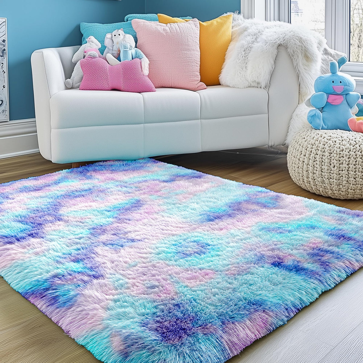 Super Soft Runner Rugs For Hallway 2x6 Ft,Grey Rug Home Decor Aesthetic