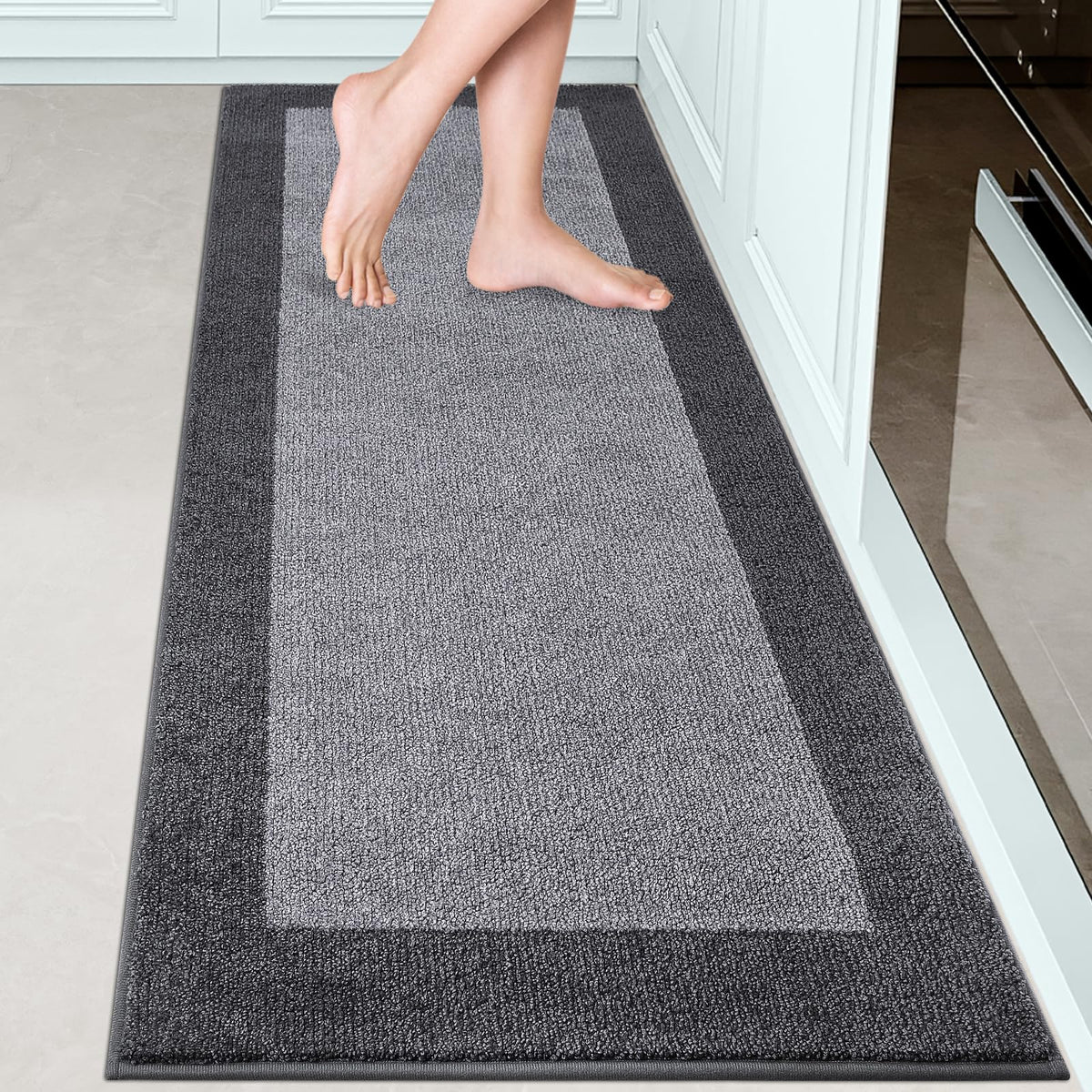 Runner Rug 32" x 72", Kitchen Rug for Hallway, Door, Roll Packing