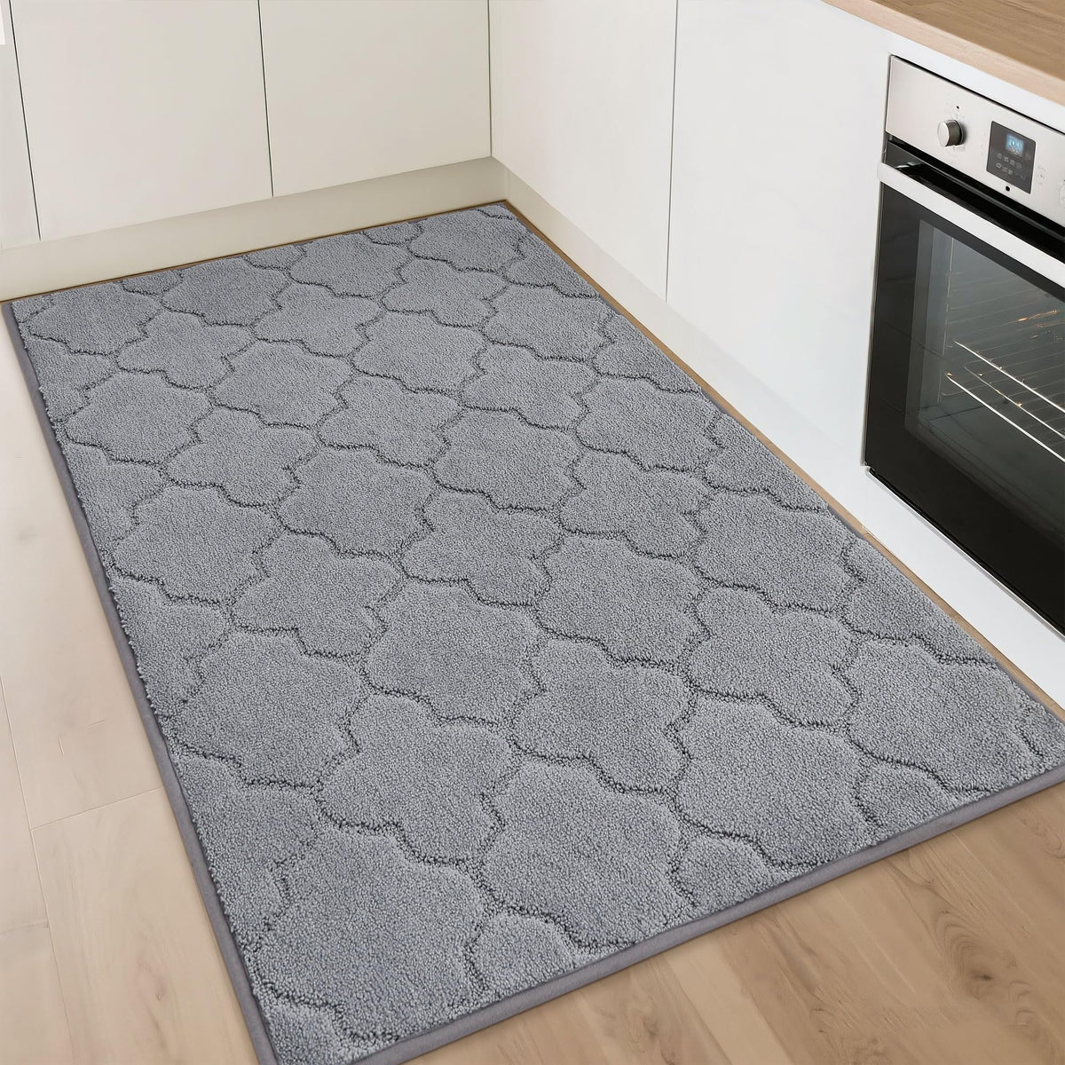 COSY HOMEER Soft Kitchen Floor Mats and Rugs Non Slip 20"x59",Dark Grey