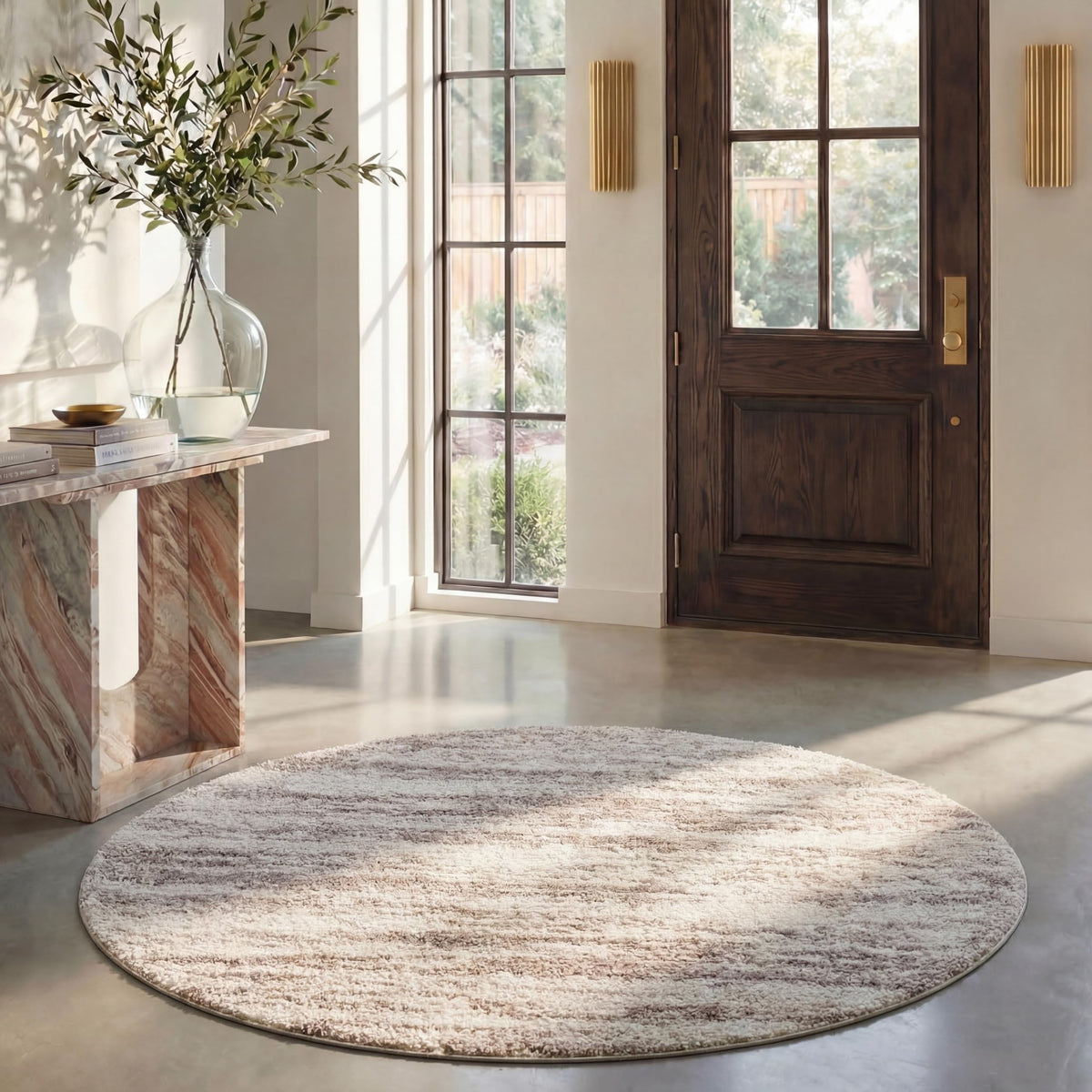 SAFAVIEH Hudson Shag Accent Rug 2x3, Ivory & Beige SGH206B