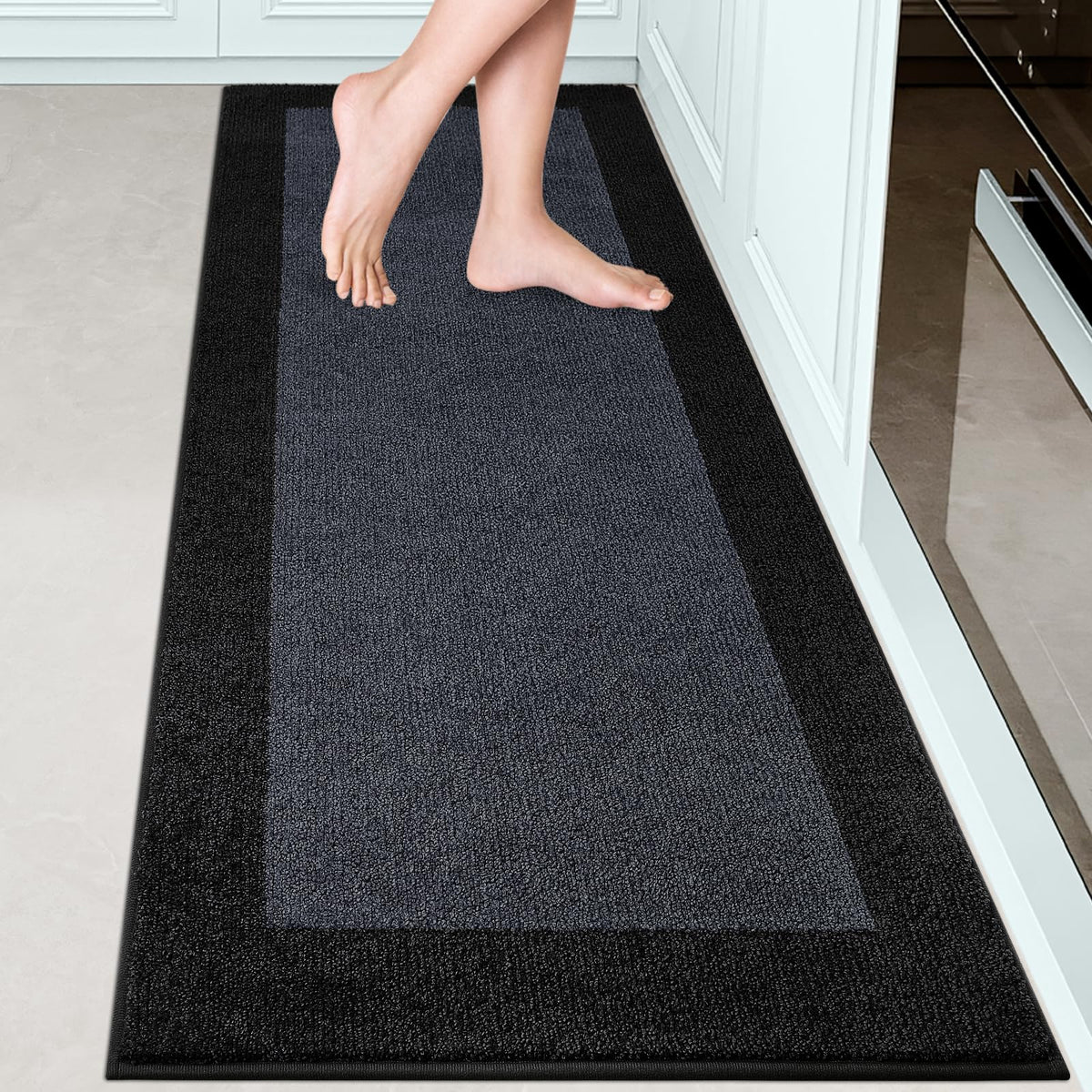 Runner Rug 32" x 72", Kitchen Rug for Hallway, Door, Roll Packing