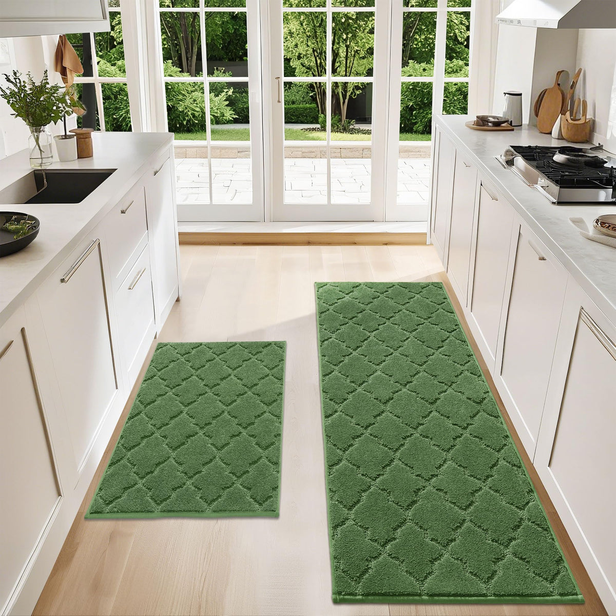 COSY HOMEER Soft Kitchen Floor Mats and Rugs Non Slip 20"x59",Dark Grey