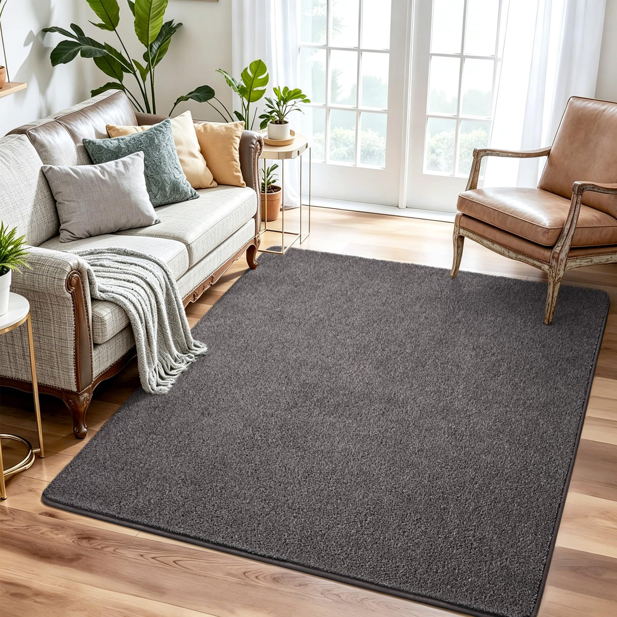 Keeko 2x4 Area Rugs for Living Room,Soft Washable Memory Foam Bedroom Rug